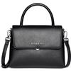 bugatti Almata borsa 2-in-1 con astuccio cosmetico extra, borsa da donna in pelle sintetica, nero
