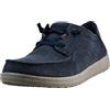 Skechers Melson-Volgo Melson - Mocassini da Uomo in Tela Senza Lacci, Grigio Navy., 43 EU
