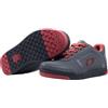 O'NEAL | Scarpe da Mountain Bike | MTB MX | Vegan | Equilibrio tra Grip e riposizionamento del Piede | Scarpa V.22 con Pedale Piatto a Spillo | Adulto | Grigio Rosso | 45