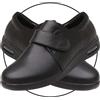 POFH Scarpe Comode Anziani Scarpe Ortopediche Uomo Scarpe Ginnastica a Strappo Impermeabili in Pelle Sandali Larghi Comodi Pantofole per Anziani Donna