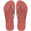 Havaianas Slim Glitter - Infradito da donna con glitter, 41 EU