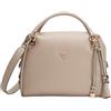 GUESS borsa a tracolla borsetta Danya Satchel Taupe grigio talpa