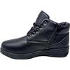 Evoga Scarpe stivaletti uomo invernali Chelsea termiche con pelliccia interna