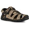 Geox Sandalo Uomo Strada Sportivo, Lt Taupe, 42 EU