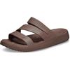 Crocs Getaway Strappy, Sandali Donna, Truffle, 42/43 EU