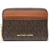 Michael Kors 32T4GJ6Z5B-252 SM ZA COIN CARD CASE Donna BRN/ACORN Taglia TU