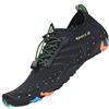 SAGUARO Scarpe da Scoglio Uomo Donna Scarpette Scoglio Antiscivolo Scarpette/Scarpe Mare Scoglio per Acqua Piscina Spiaggia Immersione, Nero Gr.47