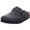 Birkenstock 059463 Boston Black, Oiled Leather Zoccoli Uomo, Black EU 44