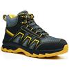 ZZR Scarpe Antinfortunistiche ESD S1P da Uomo Donna Sportive Scarpe da Lavoro Alta Gamba Traspiranti Stivaletto Scarpe Sicurezza con Punta in Acciaio Comode Leggere Scarpe Protettive
