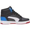 Puma Rebound Layup SL Jr Sneaker Basket da Ragazzo Coal/White/Black 370486