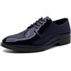 QUEEN HELENA Mocassini Eleganti Scarpe Basse con Lacci Uomo U1809 (Blu, Sistema Taglie Calzature EU, Adulto, Uomo, Numero, Media, 40)