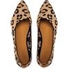 Frank Mully Ballerine a Punta lavorate a Maglia da Donna - Comode Ballerine Slip-on - Scarpe Classiche morbide, Giallo, 35 EU