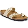 Birkenstock - MAYARI PELLE - SANDALO INFRADITO CON DOPPIO CINTURINO REGOLABILE 41/ECRU-L