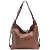 Superflybags Borsa A Spalla/Zaino In Vera Pelle modello ERICE 2in 1 Made In Italy
