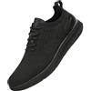 SVNKE Scarpe Oxford Uomo in Pelle Classiche Stringate Derby Basse Oxford Vintage Elegante Leggere Tutto Nero 43