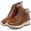 LEOSS ORIGINAL Uomo Stivaletti Stringate Basse Outdoor Scarpe Casual Biker Scarpe