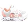 Lelli Kelly Scarpe Bambina con Luci e Fiori,Bianco e Argento,Modello LKAL5630B00,Sneaker Amortizzate,Gadget (Bianco Argento, Sistema Taglie Calzature EU, Adolescente, Numero, Media, 31)