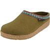 HAFLINGER Pantofole Unisex Adulto Grizzly Franzl 711001, Numero:40 EU, Colore:Verde