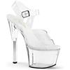 Pleaser Sandali aperti da donna 308vl, Trasparente Clr Clr, 38 EU