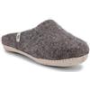 egos Pantofole marrone naturale | Pantofole da donna e uomo con lana naturale al 100%, comode pantofole per l'estate e l'inverno, pantofole in feltro