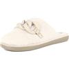 inblu Pantofole Donna Fluffy con Catena, Ciabatte Invernali con Suola Flessibile, Ghiaccio, 40