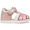Geox B Sandal Macchia Gir, Sandali Bimba 0-24, Lt Rose Pink, 22 EU