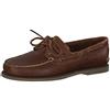 Timberland Classic 2 Eye, Scarpe da Barca Uomo, Marrone Brown Sahara, 41 EU