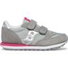 Saucony Originals Sneaker Jazz Double HL Unisex per Bambini, Grigio Argento Rosa, 36 2/3 EU