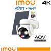 Imou Kit Telecamera AOV PT a batteria 8Mp 4K Kit Wi-FI + 4G con SIM inclusa