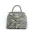 Superflybags Borsa Donna a Mano Bauletto In Vera Pelle Intreccio Stampato + Cavallino modello DIDI CAVALLINO Made In Italy