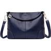 DORRISO Donna Borsa Tracolla Elegante Tracolla Borse Messenger Bag per Viaggio Lavoro Quotidiano Casual Impermeabile Pelle Sintetica Donna Borsa Tracolla Blu