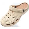 ChayChax Uomo Donna Zoccoli e Sabot Supporto per Arco Plantare Estive Ciabatte Sandali da Spiaggia Mare Giardino, Marrone Cachi, 42/43 EU (Produttore 280)
