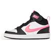 Nike CD7782-005 Court Borough Mid 2 Uomo, Black/Sunset Pulse-White EU 38