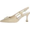 Nero Giardini E307080DE Décolleté Donna in Pelle - Lino 38 EU