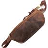 Fa.Volmer ® Borsa a tracolla leggera da donna in vera pelle - spaziosa e robusta tasca sul petto in elegante aspetto | nero o marrone antico