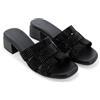 Melluso Ciabatta Donna in camoscio Nero k56075q 37