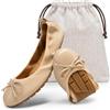 DREAM PAIRS Ballerine Pieghevoli Donna Eleganti | Suola PVC leggera, supporto arco, fodera morbida, slip-on per viaggi.