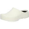 Birkenstock Super Birki Fusion, Zoccoli Unisex Adulto, bianco, 6.5-7 Big Kid