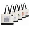 Cimpress Shopper Personalizzata, Confezione da 1 to 100, 47 × 38 cm, Naturale/Nero