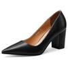 QUEEN HELENA Décolleté Donna Scarpe a Punta Chiusa Casual Eleganti ZM9614 (Nero, Sistema Taglie Calzature EU, Adulto, Donna, Numero, Media, 39)