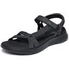 Skechers Go Walk Flex Sublime - Sandali da donna, Nero/nero, 41 EU