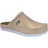 Ledi Anatomic 211-B24 Zoccoli Sabot Pantofole Scarpe di Pelle, Donna, Beige, EU 41