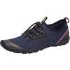 SAGUARO Scarpe da Sport Acquatici Uomo Donna Scarpette Scoglio Traspiranti Leggere Scarpe da Immersione per Piscina Spiaggia Canottaggio Mare Fiume Surf Vela Acqua Cycling, Blu Denim, 46 EU