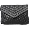 Cheval Firenze Borsa a spalla Rigel, Vera Pelle Made in Italy (Nero)
