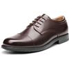 Bruno Marc Scarpe Oxford Uomo in Ecopelle Punta Quadrata | Suola in TPR strutturata e morbida soletta in lattice per comfort e stabilità tutto il giorno