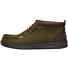HEYDUDE Uomo Wally Mid Gripr Vin Classic, Oliva scuro/Marrone talpa, 45 EU