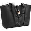 SENDEFN Borse Tote a Mano Donna, Borsa a Tracolla in Pelle Vegana, Borse Shopper Impermeabile per Computer, Borsa a Mano per Shopping Viaggi Lavoro Ufficio