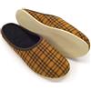 Pantoffelmann pantofole in feltro con pelo di cammello | Suola in gomma o feltro | Taglie 37-51 | Pantofole antiscivolo e calde per donna e uomo