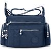 Foino Borse a Spalla Donna Sacchetto Scuola Leggero Borsa Tracolla Impermeabile Borsello Moda Borse da Viaggio per Sport Bag