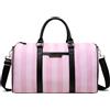 Ds UUby Borse Tote da donna, Borse a Spalla in Tela, Grande Capacità Borse Tote con Cerniera, Tote Bag per Lavoro Scuola Viaggio (Pink)